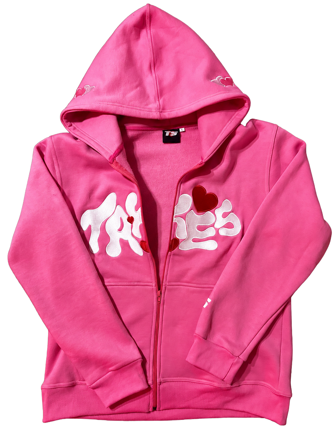 Take Five Pink " ∞ love " Zip-Up Hoodie